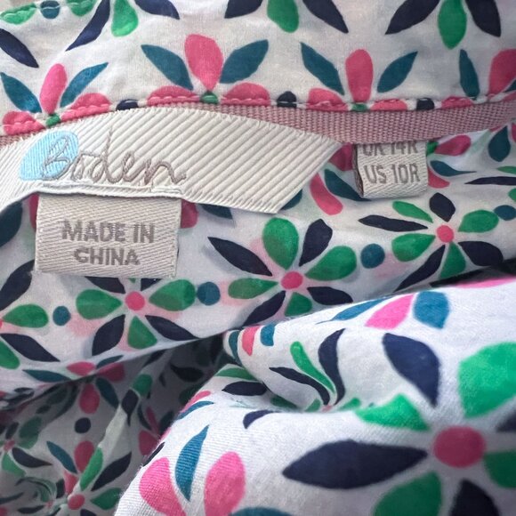 Boden Women’s Roberta Kaftan in Ivory Plumeria Dress Tunic Beach Cover Up 10R - Picture 6 of 13